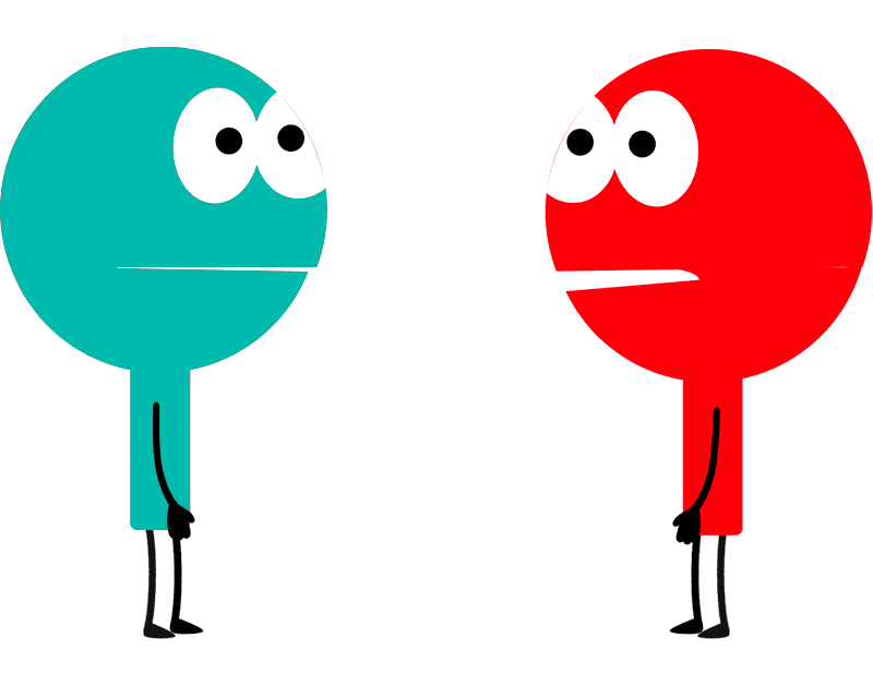 Espai verde hablando con espai rojo